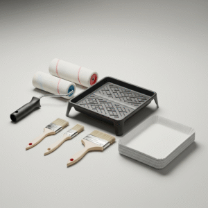 Paint Roller & Brush Set