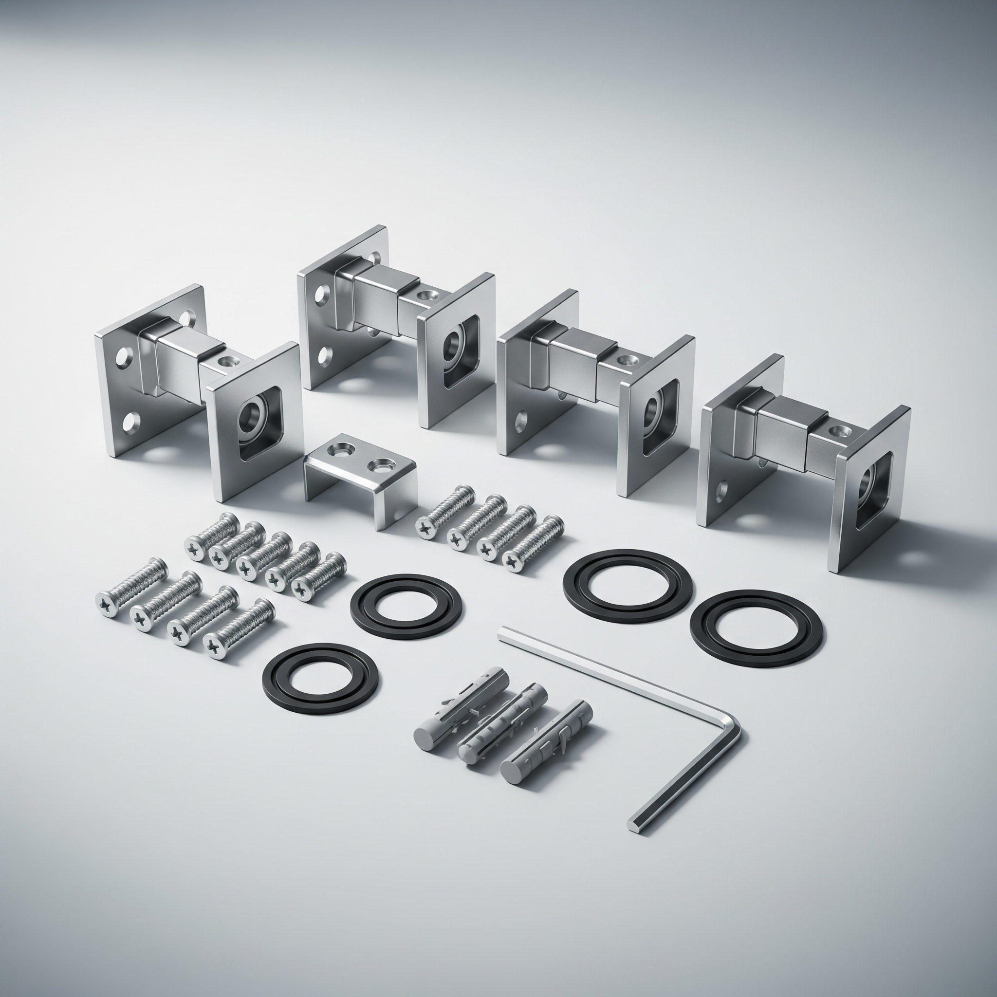 Glass Mounting Bracket Set - Image 3