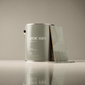 Satin Finish Premium Paint – Stone Grey