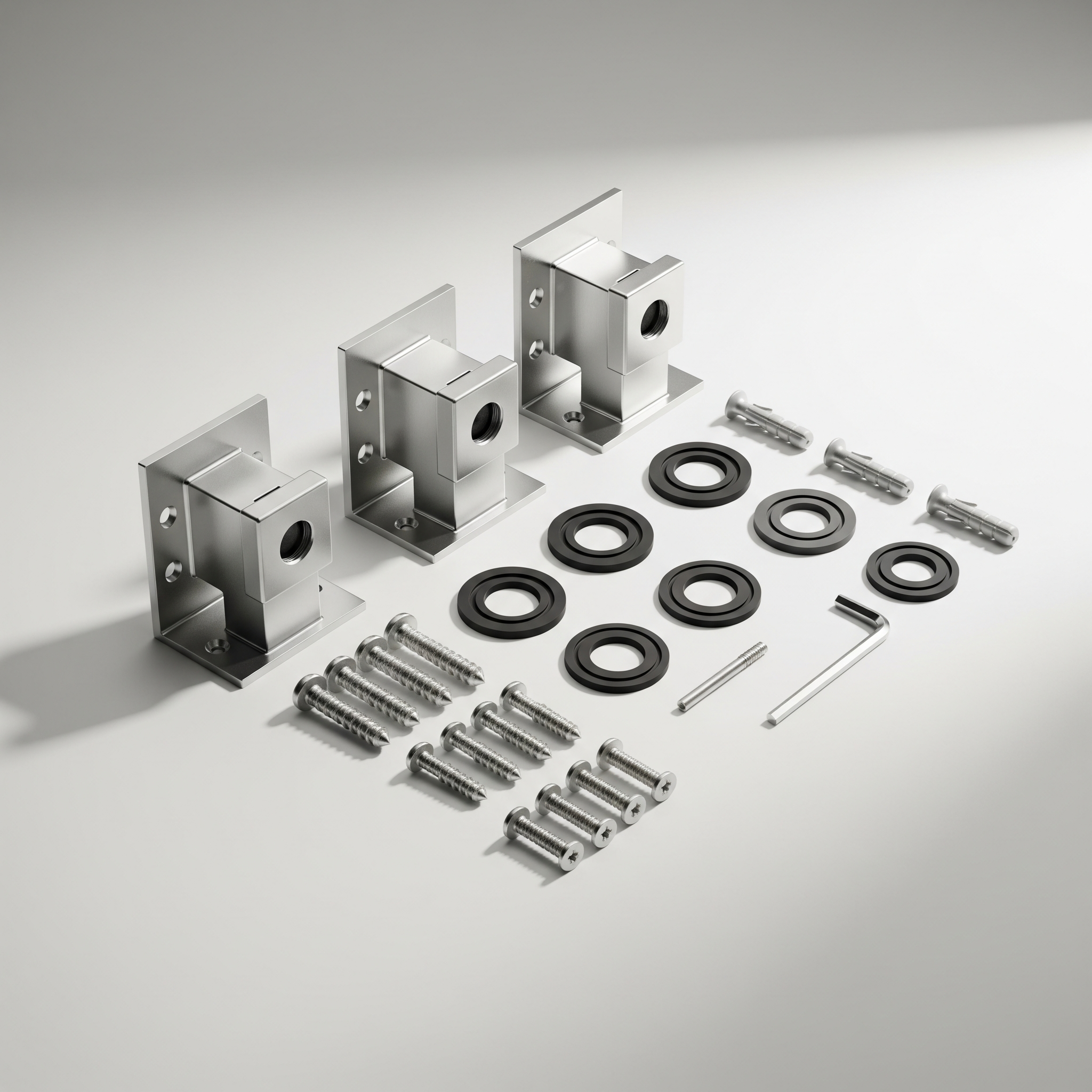 Glass Mounting Bracket Set - Image 2