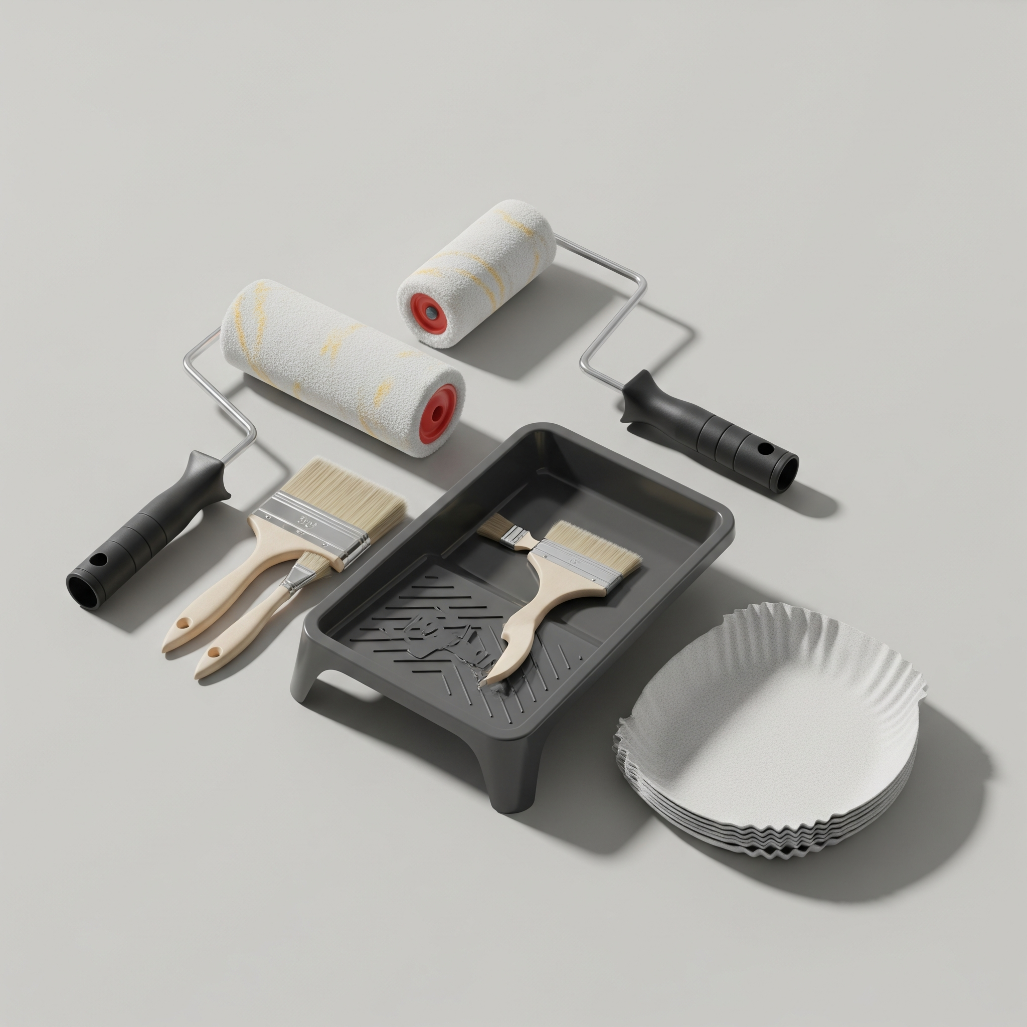 Paint Roller & Brush Set - Image 3